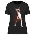 thumbnail image 1 of Bullterrier Portrait, Dark T-Shirt Women -Image by Shutterstock, Female 3X-Large, 1 of 2