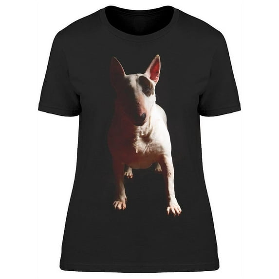 Bullterrier Portrait, Dark T-Shirt Women -Image by Shutterstock, Female Small