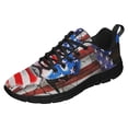 thumbnail image 1 of Bully American Flag Running Shoes Sneakers Mesh Black Size 13, 1 of 5
