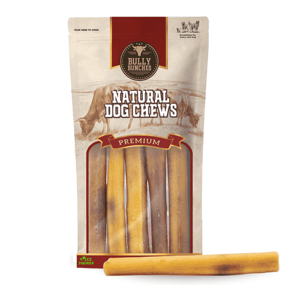 Bully Bunches Premium 6 Inch Thick Bully Stick - 5 Pack