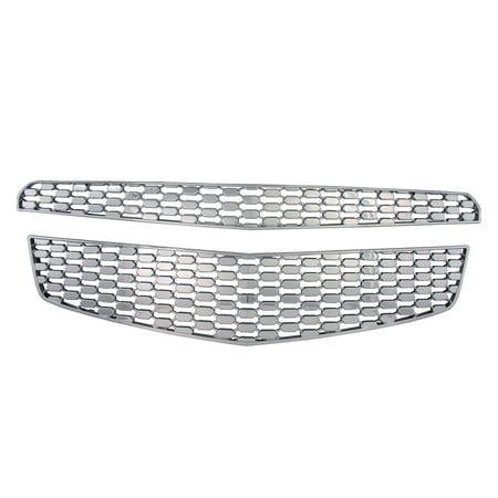 Bully GI-82 Triple Chrome Plated ABS 2-Piece Grille Overlay