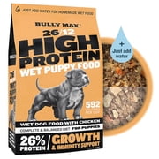 Bully Max 26/12 High Protein Chicken Wet Puppy Food, 2 lb. Bag makes 5.5 lbs.