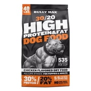 Bully Max 30/20 High Protein Chicken Flavored Dog Food, 40 lb Bag
