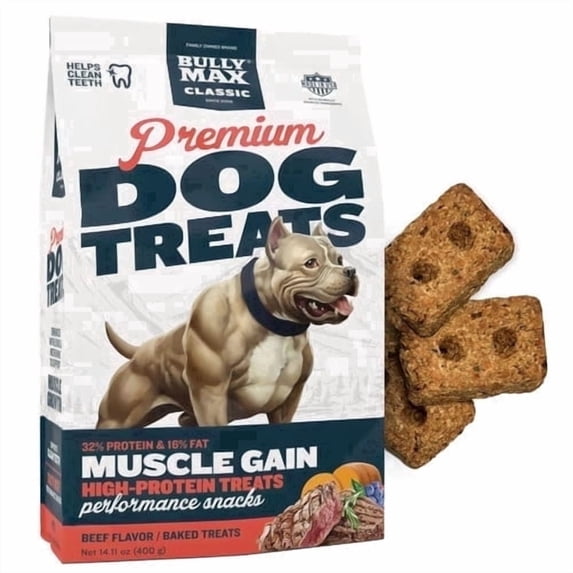 Bully Max Classic Beef Liver Baked Dog Treats, 14 oz. Bag