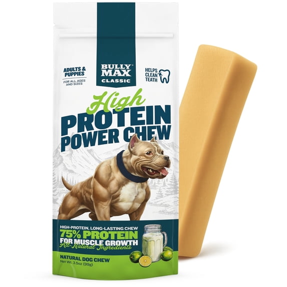 Bully Max High Protein Power Chew Dog Treat, 3.5 oz Stick
