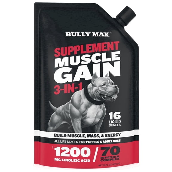 Bully Max® Liquid Muscle Gain Supplement 3-in-1, 16 oz.