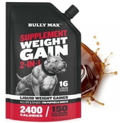 Bully Max Weight Gain Bacon Flavor Liquid Supplement for Dogs, 16 fl oz