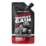 Bully Max Weight Gain Bacon Flavor Liquid Supplement for Dogs, 16 fl oz