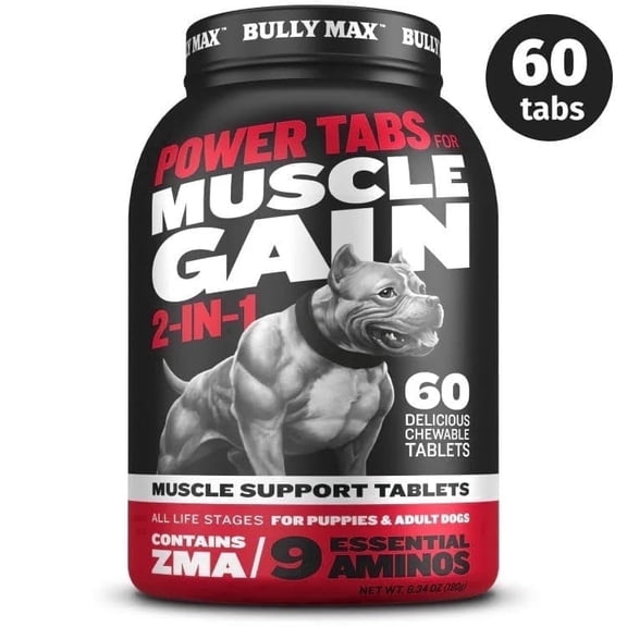 Bully Max Power Tabs for Muscle Gain 60ct.