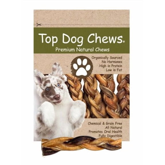 Bully Stick 6" Braided Dog Treat