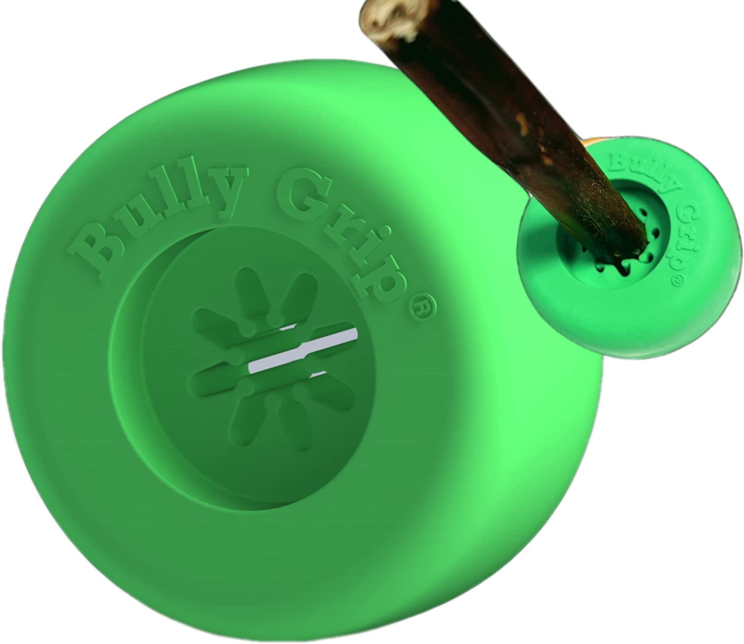 Bully Stick Holder by Bully Grip Small Green