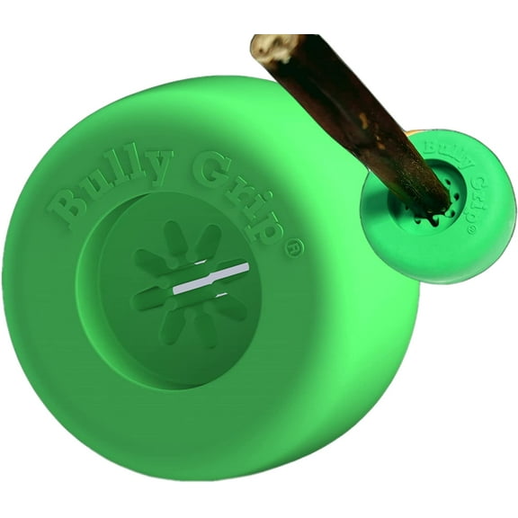 Bully Stick Holder by Bully Grip Small - Green