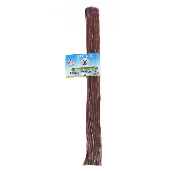 10" Bully Superchews – Beef Ligament Wrapped in Beef Jerky, 100% Natural Dog Treats