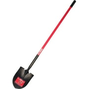 Bully Tools 62510 14 Ga. Round Point Shovel. Fiberglass Long Handle.