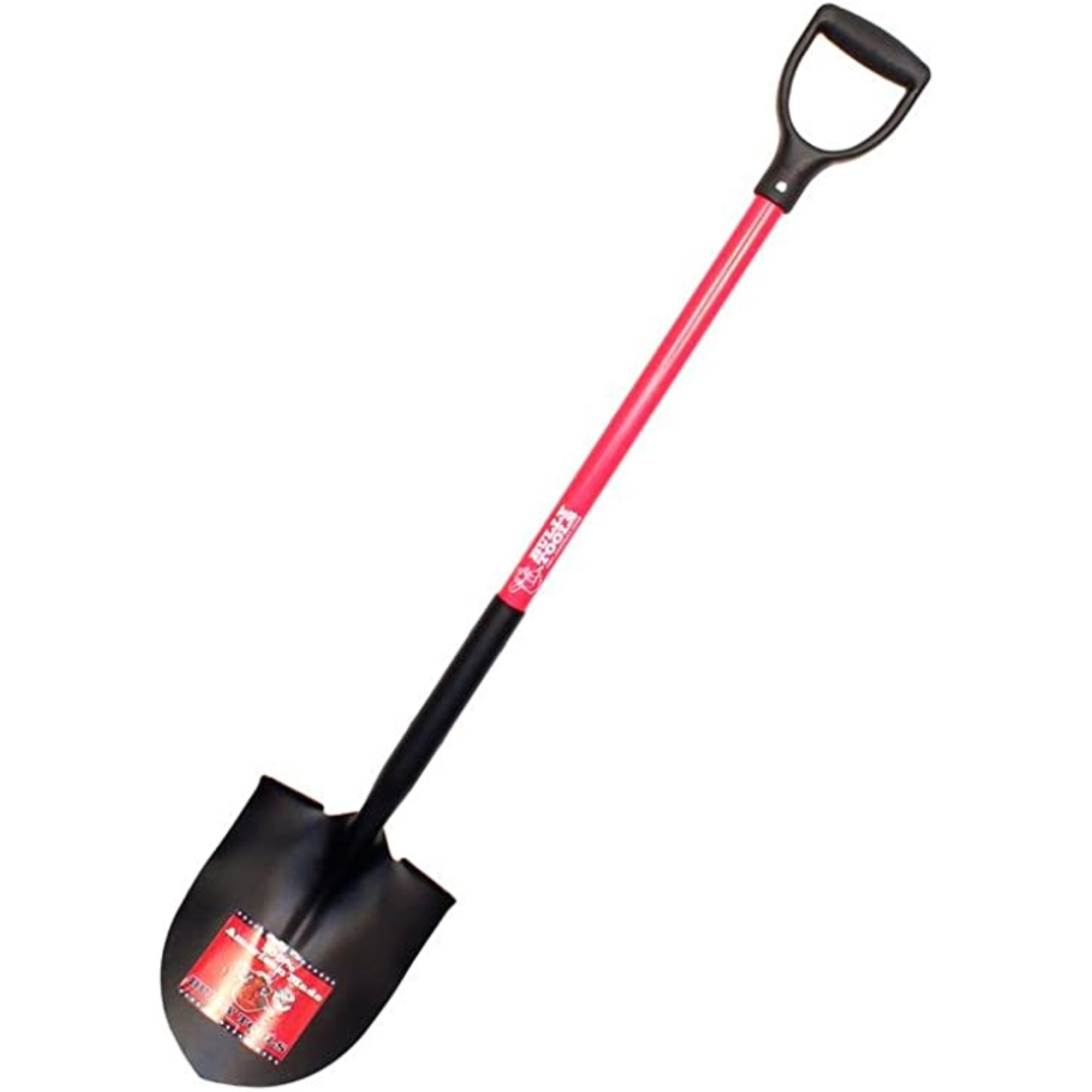 Bully Tools 82510 14-Gauge Round Point Shovel with Fiberglass D-Grip Handle, 46" - image 1 of 4