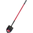 thumbnail image 1 of Bully Tools Round Point Shovel 82515 - 14-Gauge Fiberglass Long Handle - Foldable, Multicolor, 1 of 5