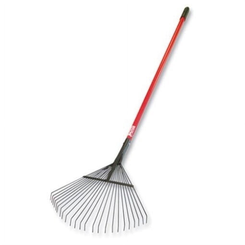 Standard Rake Unbranded Thatch Rake Fiberglass Handle 24 Tine - Steel Head - 68