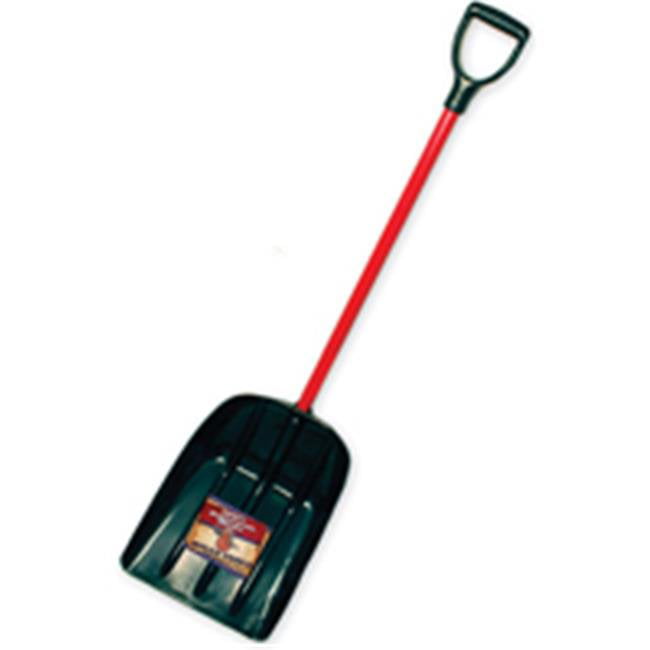 Bully Tools 7774581 Mulch And Snow Scoop With Fiberglass D-Grip Handle 