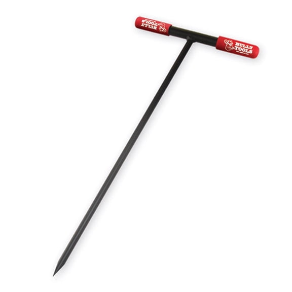 Bully Tools 99202 36-Inch Soil Probe with Steel T-Style Handle and Sharpened Tip