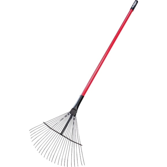 Bully Tools Fiberglass Steel Tine Thatching Leaf Rake - Pack of 4
