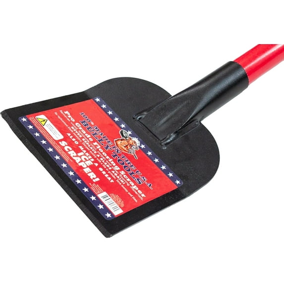 Bully Tools 4" Flooring Scraper with Fiberglass Long Handle 91300