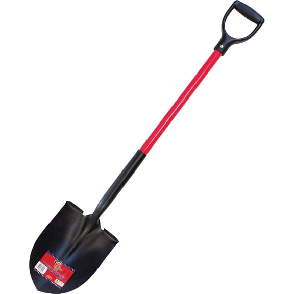 Bully Tools Open Back Fiberglass D-Handle Shovel - Single Pack