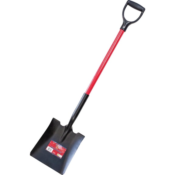 Bully Tools Open Back Fiberglass Square Shovel - Single Pack