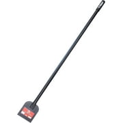 Bully Tools Sidewalk and Ice Scraper 92200 - Heavy Duty Long Steel Handle - Black   Residential Use, Standard Application