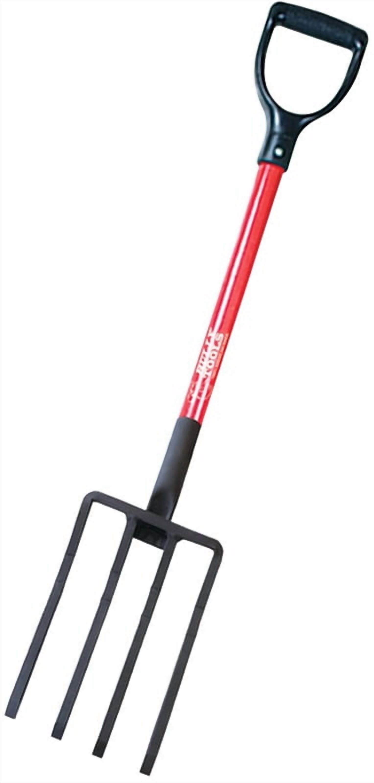 Bully Tools Spading Fork,Fiberglass,D-Grip Handle 92370 - Walmart.com