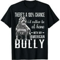 thumbnail image 1 of Bully XL Pitbull I Would Rather Be At Home My American Bully T-Shirt, 1 of 4