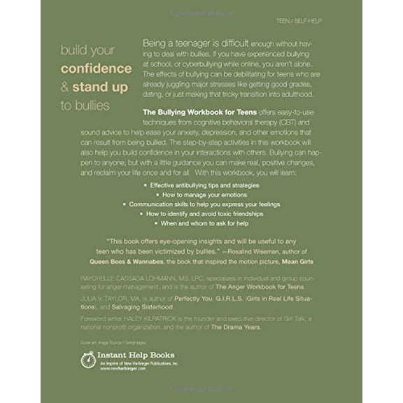 Pre-Owned The Bullying Workbook for Teens: Activities to Help You Deal with Social Aggression and Cyberbullying [Paperback] Lohmann PhD LPC, Raychelle Cassada; Taylor PhD, Julia V. and Kilpatrick, Haley