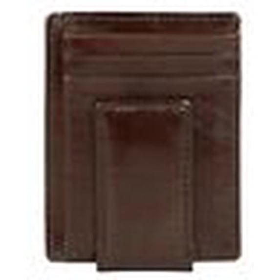 Bullz Leather Money Clip Wallet Front Pocket Card Holder with Magnet ...