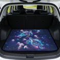 thumbnail image 1 of Bulopur 29×39 Inch Car Trunk Mat, Deep Sea Turtle Purple Cargo Liner, Decorative Waterproof Ocean Trunk Pad, 1 of 7