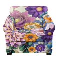 thumbnail image 1 of Bulopur Boho Floral 2Pcs Wingback Chair Slipcovers Premium Stretch Furniture Covers 2-Piece Cushion Covers Elastic Edge Durable Machine Washable for Living Room Bedroom Office Decor, 1 of 8
