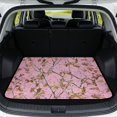 thumbnail image 1 of Bulopur Camo Car Trunk Mat 29" x 39", Hunting Pink Camo All Weather Trunk Protection Cargo Liner, Non-Slip Waterproof Washable Rear Trunk Liner for Sedan SUV Truck, 1 of 7