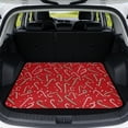 thumbnail image 1 of Bulopur Candy Car Trunk Mat 29" x 39", Christmas Holiday Print, All Weather Trunk Protection Cargo Liner, Non-Slip Waterproof Washable Rear Trunk Protector for Winter Travel, 1 of 7