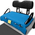 thumbnail image 1 of Bulopur Deep Blue Golf Seat Covers for Cart Washable Golf Cart Towel Seat Covers with 4 Front Pockets& Nonskid Bottom Fits for EZGO, Yamaha, Club Car, 1 of 8
