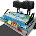 thumbnail image 1 of Bulopur Golf Seat Covers for Cart Soft Breathable Golf Cart Seat Towel Blanket with 4 Front Pockets& Nonskid Bottom Suitable for EZGO, Yamaha, Club Car, 1 of 8