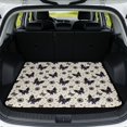 thumbnail image 1 of Bulopur Gothic Purple Bat Car Trunk Mat 29" x 39", Boho Moon Sun Bat Seamless Cargo Liner, Waterproof Non-Slip Rear Cargo Mat for Halloween Vehicle Decor, 1 of 4