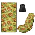 thumbnail image 1 of Bulopur Highland Cow Front Car Seat Cover Towel Sunflower Field Waterproof Car Seat Protector with Storage Bag for Yoga Vacation Soft Fit SUV Sedan Truck 1pcs, 1 of 7