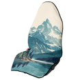 thumbnail image 1 of Bulopur Mountain Car Seat Cover Towel Seat Cover Waterprof Bucket Seat Cover for Sports Washable Sweat Car Seat Towel Cover for Yoga Outdoor Travel Gift for Birthday, 1 of 8