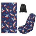 thumbnail image 1 of Bulopur Patriotic Front Car Seat Cover Towel for Women French Flag Multifunctional Car Seat Protector with Storage Bag for Beach Summer Washable Fit SUV Sedan Truck 1pcs, 1 of 7