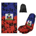 thumbnail image 1 of Bulopur Patriotic Front Car Seat Towel for Men Haitian Flag Foldable Car Seat Sweat Protector with Storage Bag for Vacation Sport Portable Fit SUV Sedan Truck 1pcs, 1 of 7