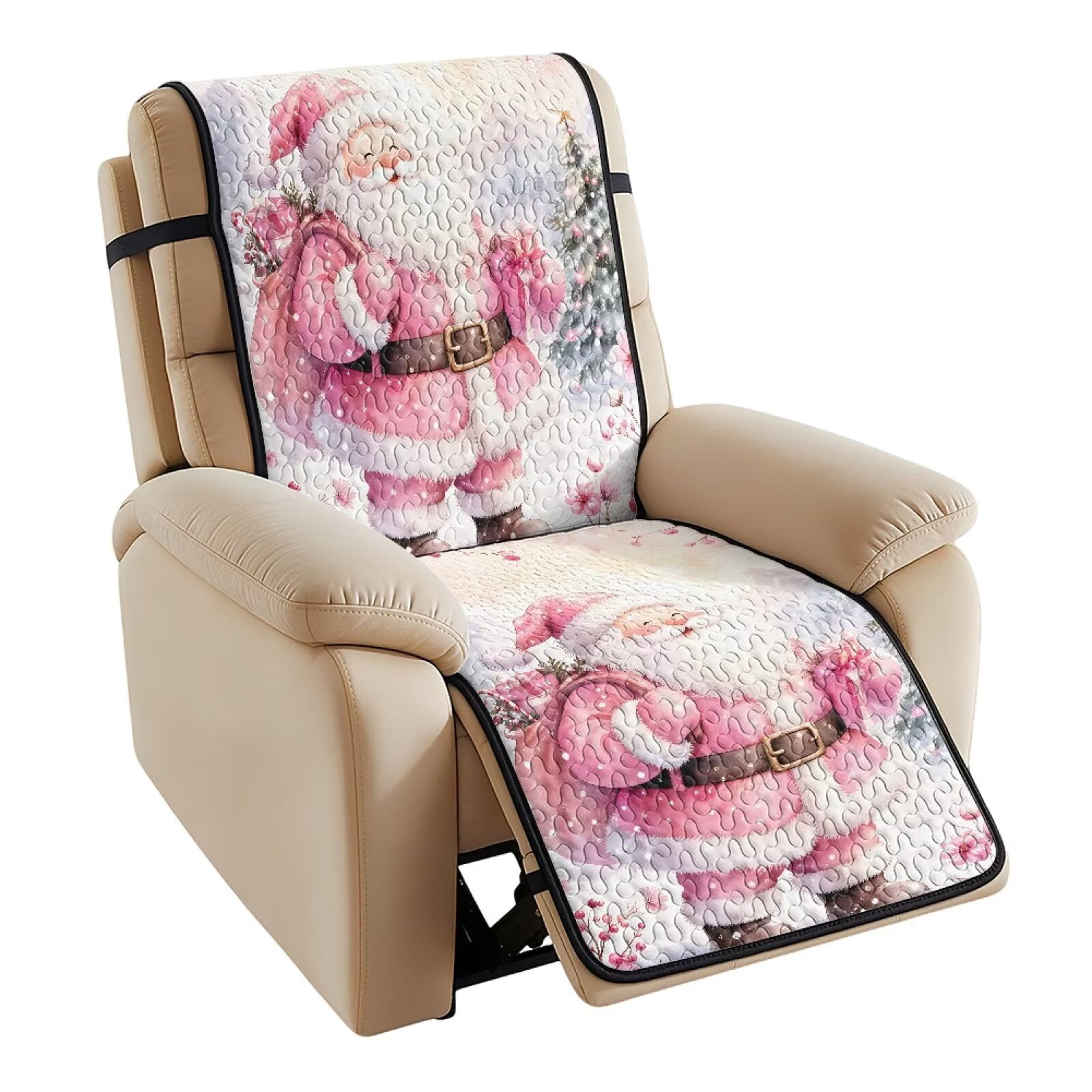 Simple Machine Fun Crafts Bulopur Pink Snowman Quilted Reclining Chair Cover, Machine Washable ...