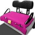 thumbnail image 1 of Bulopur Purple Golf Cart Seat Covers for 2-Person Seats Breathable Golf Cart Seat Towel Blanket with 4 Front Pockets& Nonskid Bottom Fits for EZGO, Yamaha, Club Car, 1 of 8