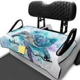 thumbnail image 1 of Bulopur Sea Turtle Golf Seat Covers for Cart Breathable Soft Golf Cart Seat Towel Blanket with 4 Pockets Fits for EZGO, Yamaha, Club Car and More 2 Person Seats Club Car, 1 of 8