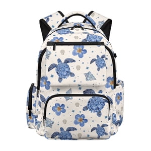 Mochila infantil de tortuga marina para niñas, bolsa escolar de dibujos animados, ligera, multi-bolsillos, regalo para regreso a clases