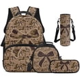 thumbnail image 1 of Bulopur Tan Camo Brown Bow Kids Backpack Set 4 Pcs All Weather Hunting Kids Bookbag with Lunch Bag, Pencil Case and Water Bottle Cover for Wildlife Hunting Elementary Girls Grade 2-6, 1 of 8