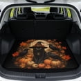 thumbnail image 1 of Bulopur Witch Cat Crow Car Trunk Mat 29" x 39", Dark Moon Pumpkin Fall Illustration Cargo Liner, Waterproof Non-Slip Rear Cargo Mat for Spooky Season, 1 of 7