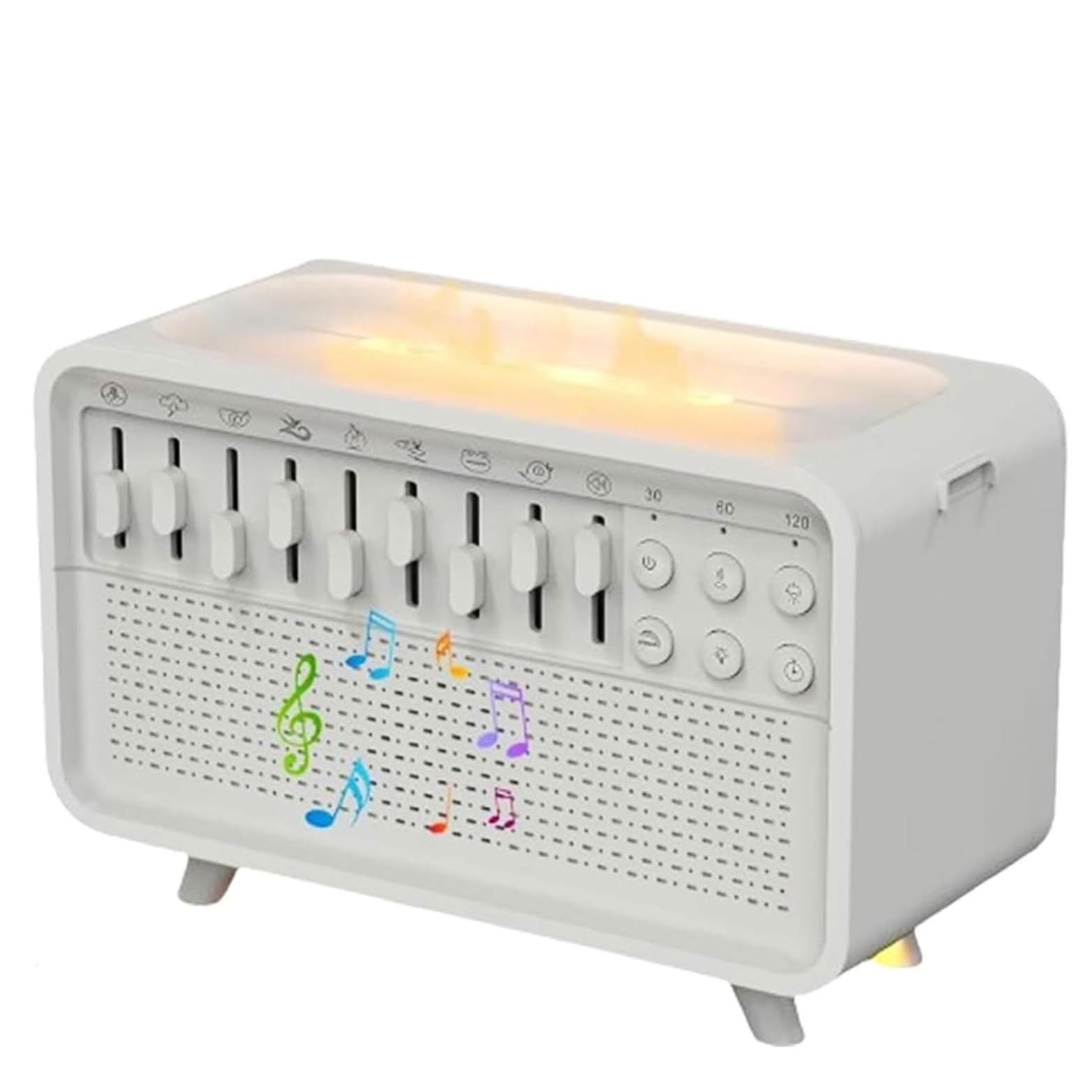 Bulora Sleep Box, Light Humidifier 8 Group Nature Sound and 200ml Water Tank Capacity